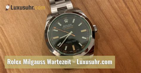 rolex uhr wartezeit